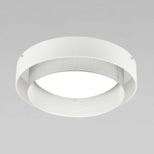 Умный круглый потолочный светильник 34Вт 3300,4200,6500К белый/серебро «Imperio»