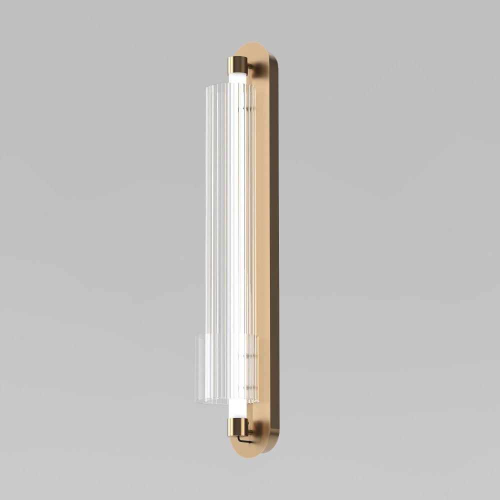 Настенный светильник цилиндр 8Вт 2700/3000/4200К «Selina» 303071 LED латунь