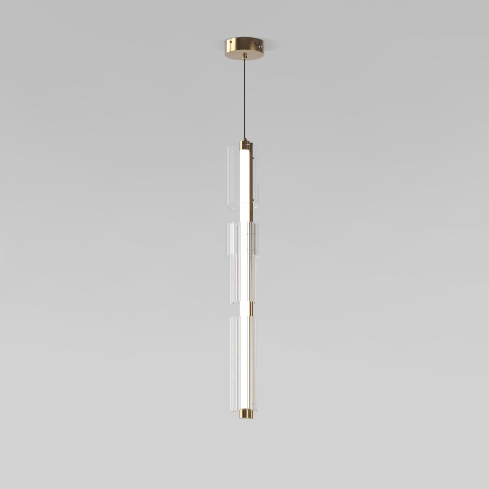 Подвесной светильник 12Вт 3000К 2700/3300/4200К «Selina» 304071 LED латунь