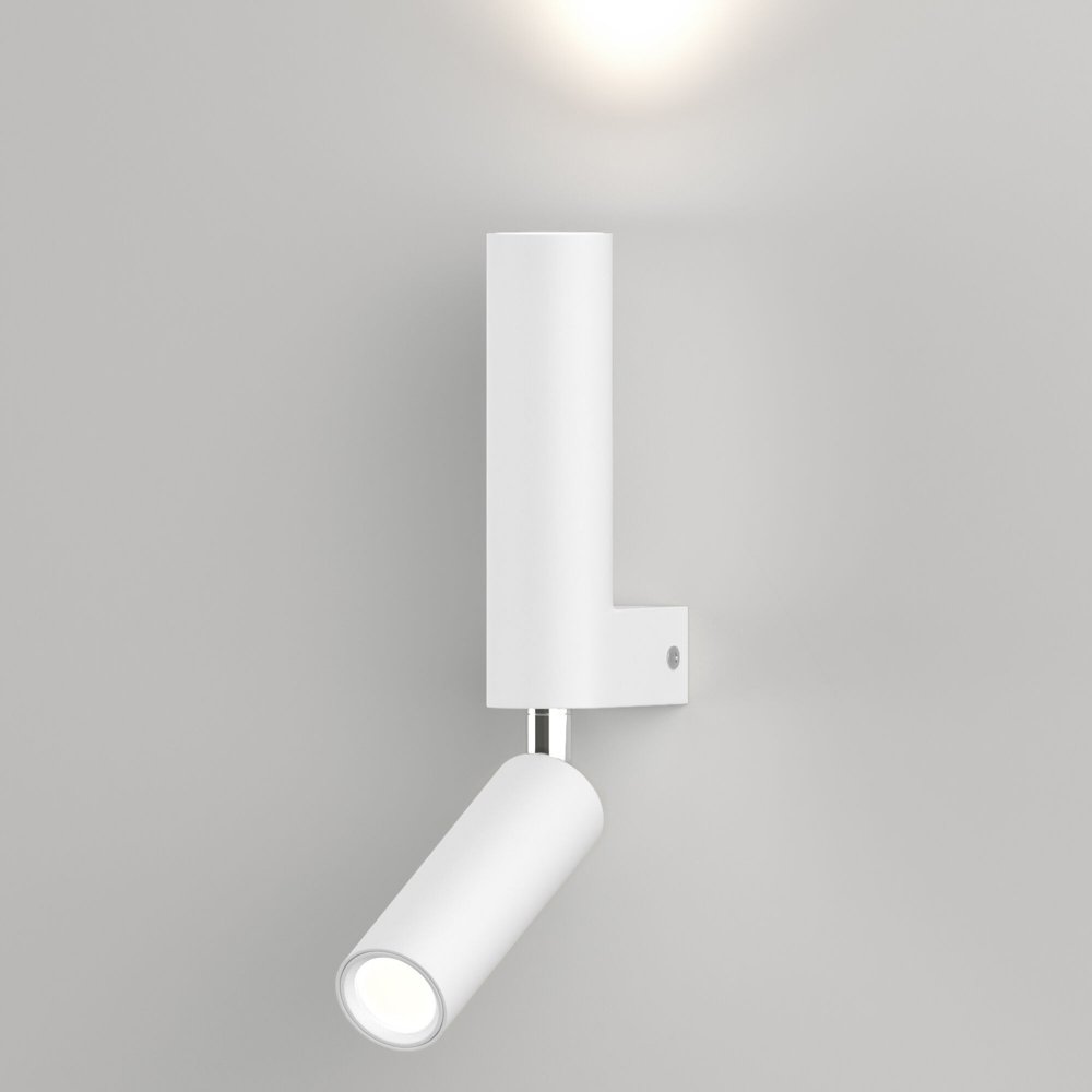 Поворотный настенный светильник подсветка 6Вт 4200К «Pitch» 40020/1 LED белый