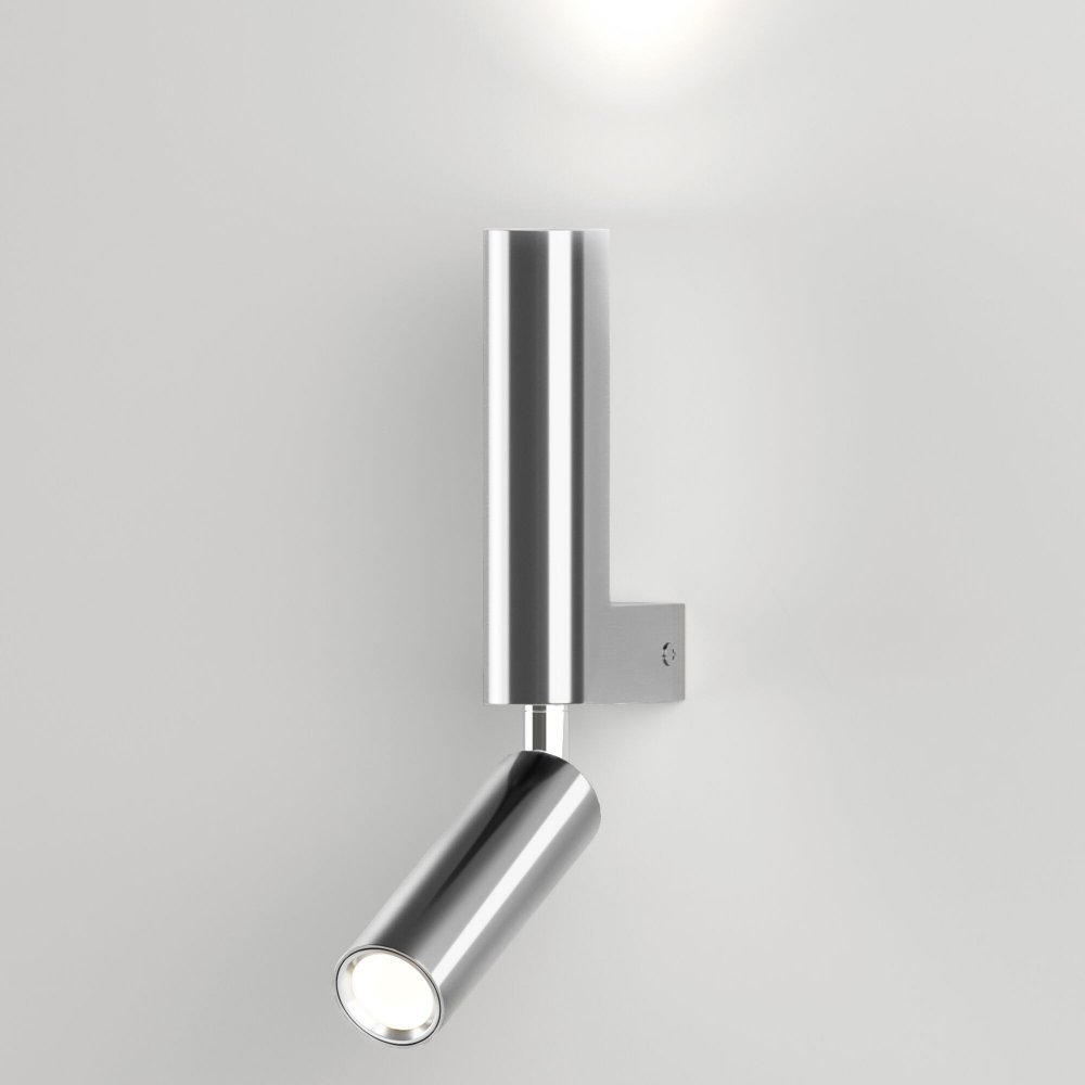 Хромированный настенный поворотный светильник подсветка 6Вт 4200К «Pitch» 40020/1 LED хром