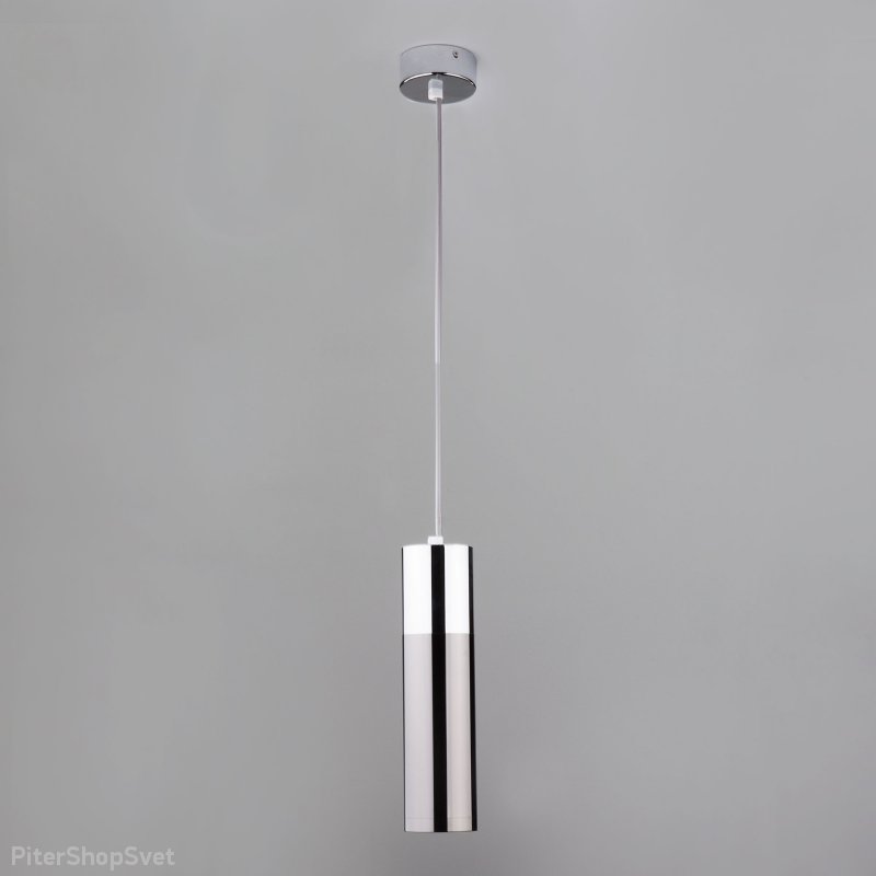 Светодиодный подвесной светильник «Double Topper» 50135/1 LED хром/черный жемчуг