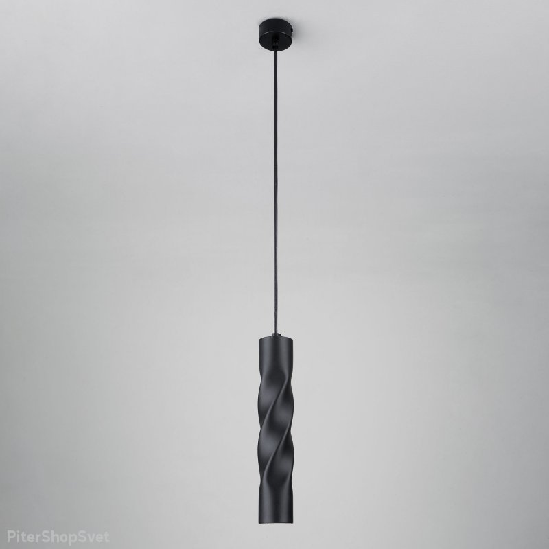 Светодиодный подвесной светильник «Scroll» 50136/1 LED черный 5W
