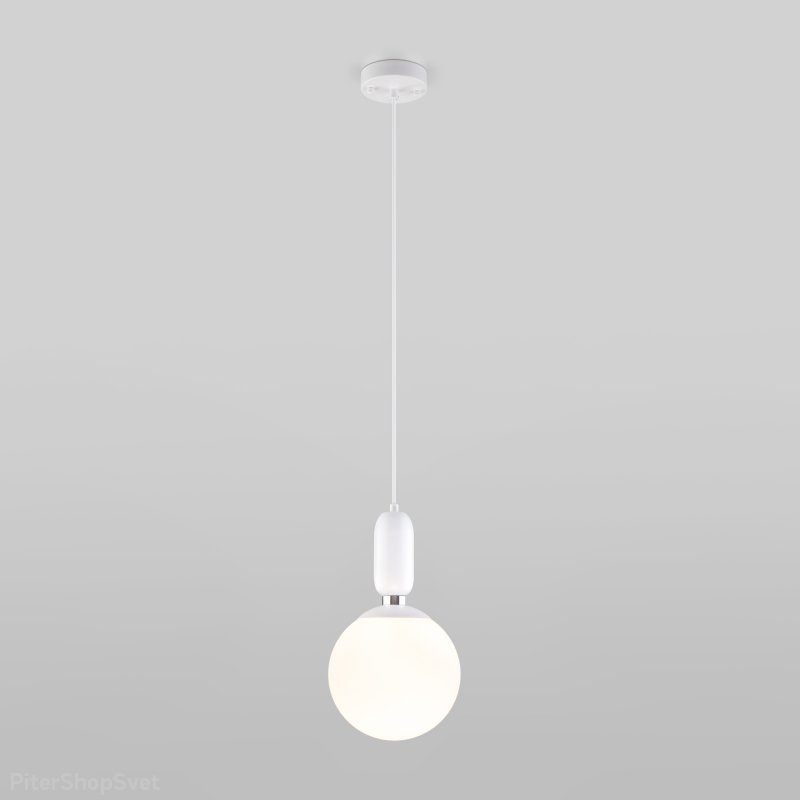 Белый подвесной светильник шар 18см «Bubble» 50197/1 белый