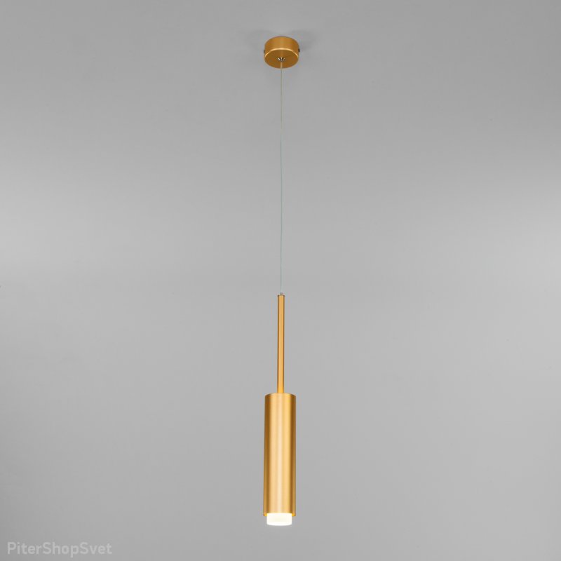 Светодиодный подвесной светильник 10Вт 4200К «Dante» 50203/1 LED матовое золото