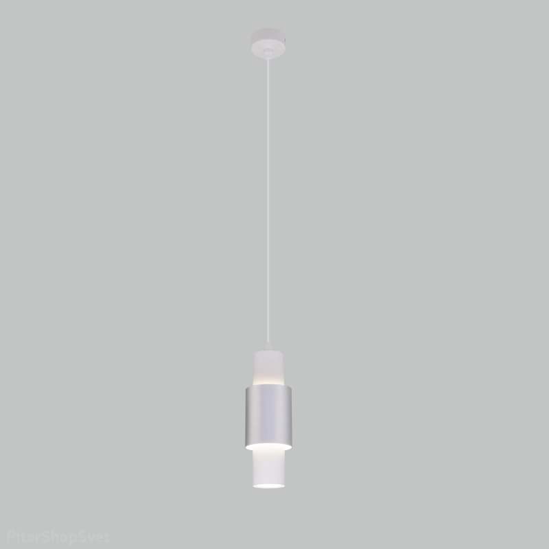 Светодиодный подвесной светильник 13Вт 4200К «Bento» 50204/1 LED белый/матовое серебро