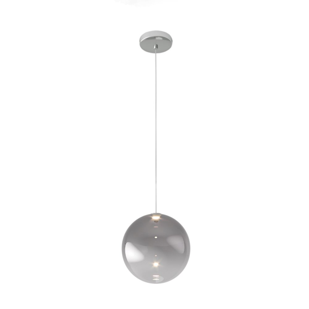 Подвесной светильник дымчатый шар Ø18см 1Вт 4200К «Wonder» 50230/1 LED дымчатый