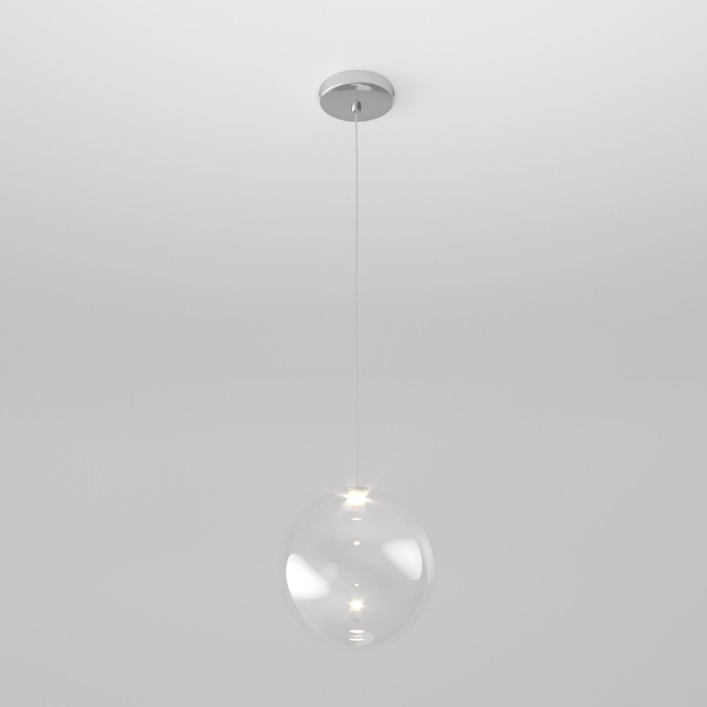 Подвесной светильник прозрачный шар Ø18см 1Вт 4200К «Wonder» 50230/1 LED прозрачный