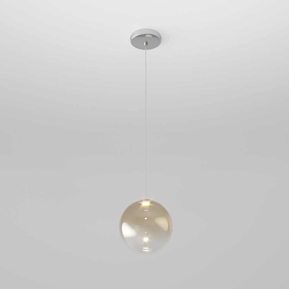 Подвесной светильник янтарный шар Ø15см 1Вт 4200К «Wonder» 50231/1 LED янтарный