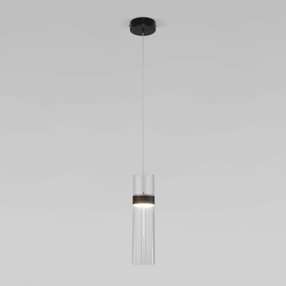 Подвесной светильник «Lumen» 50244/1 LED черный/прозрачный