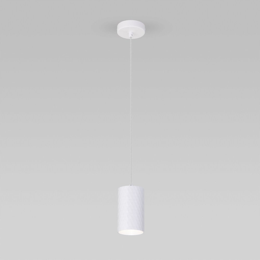 Белый подвесной светильник цилиндр 7Вт 4200К «Bonaldo» 50247/1 LED белый