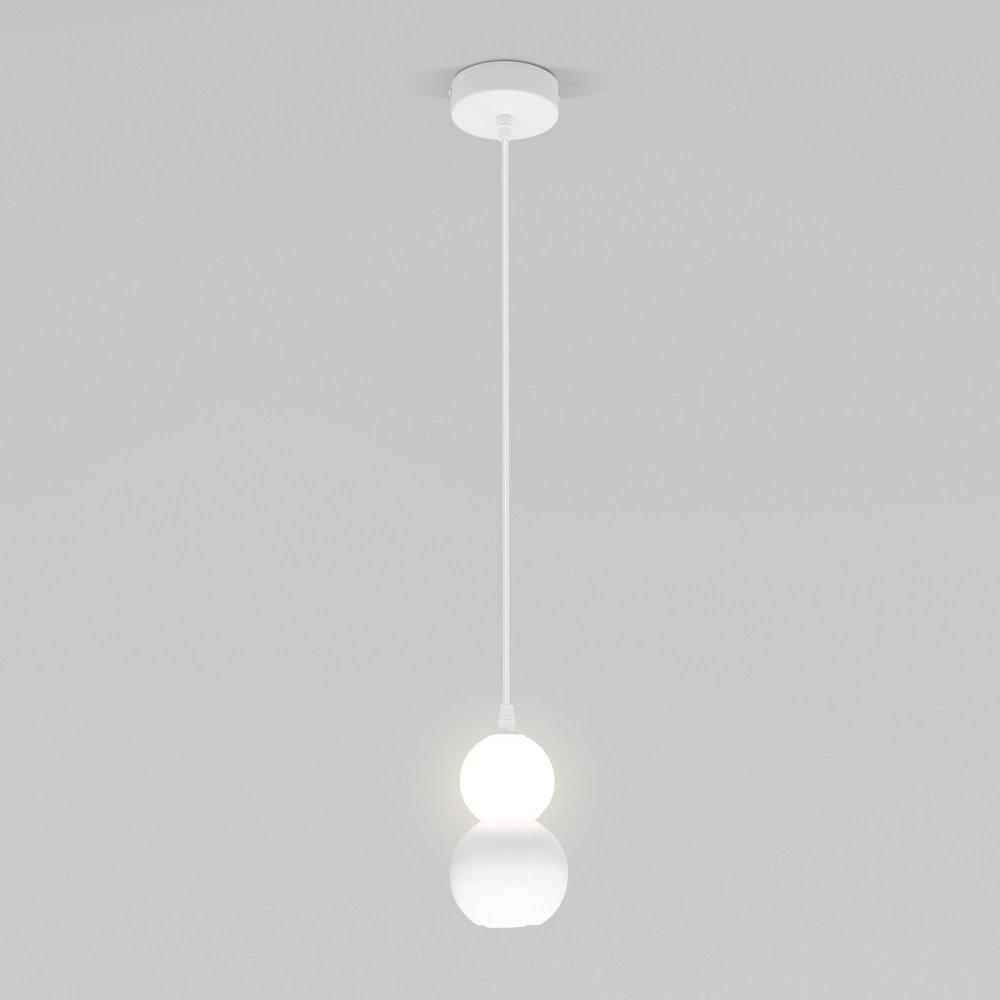 Подвесной светильник шары, GU10+LED, белый «Polar» 50250/1 LED белый