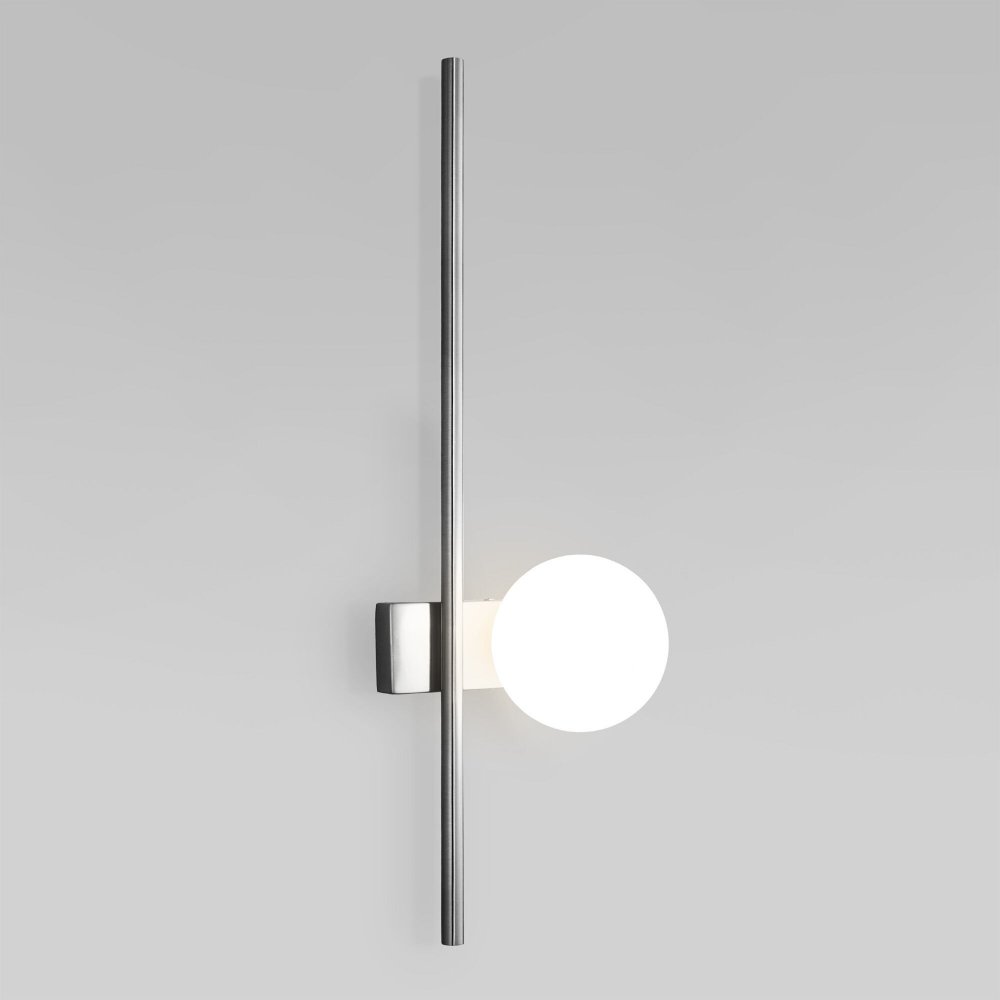 Настенный светильник с плафоном шар «Frost» 503052 хром