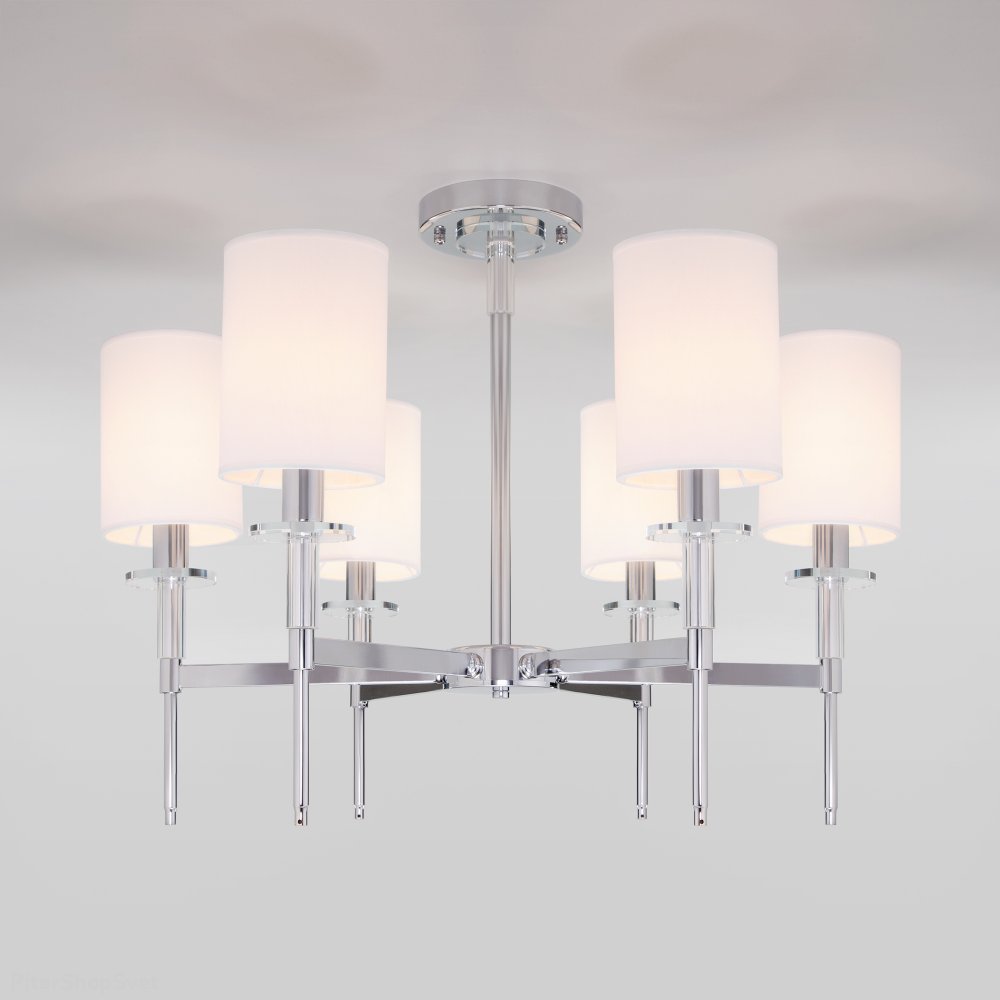 Люстра на штанге 60132/6 хром