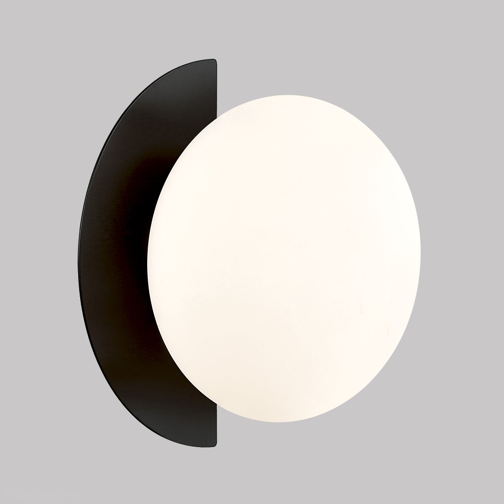 Настенный светильник с плафоном шар «Moity» 70150/1 черный