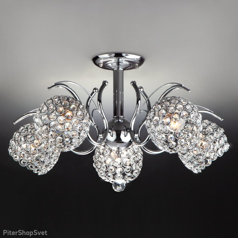Потолочная люстра «Mirage» 7777/5 хром
