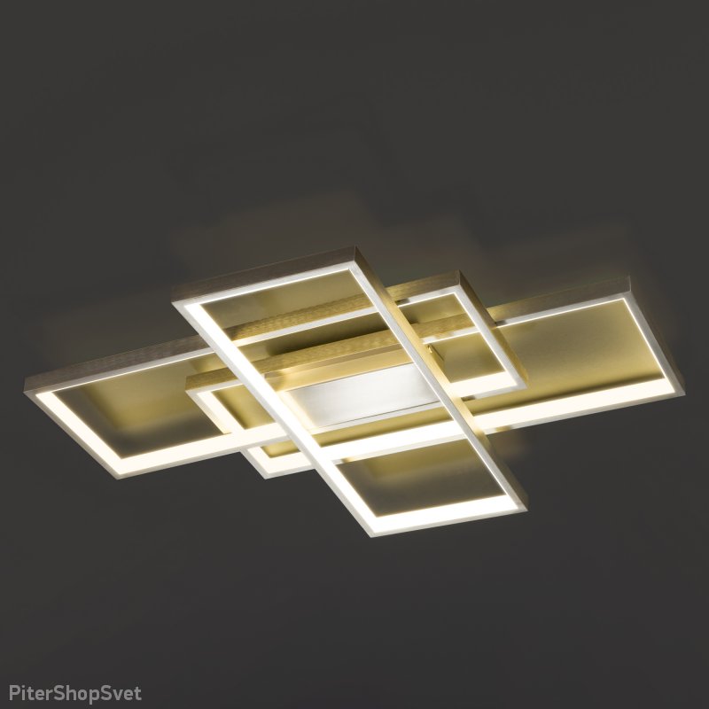Потолочный светодиодный светильник «Direct» 90177/3 сатин-никель