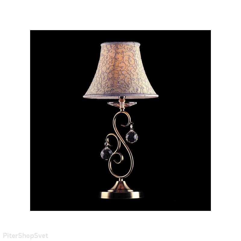 Настольная лампа «Anven» 3294/1T античная бронза Strotskis