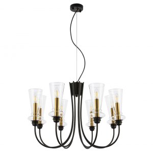 Подвесная люстра восьмирожковая «Rammo»