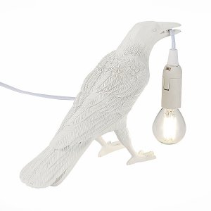 Настольная лампа птица с проводом в клюве «GAVI»