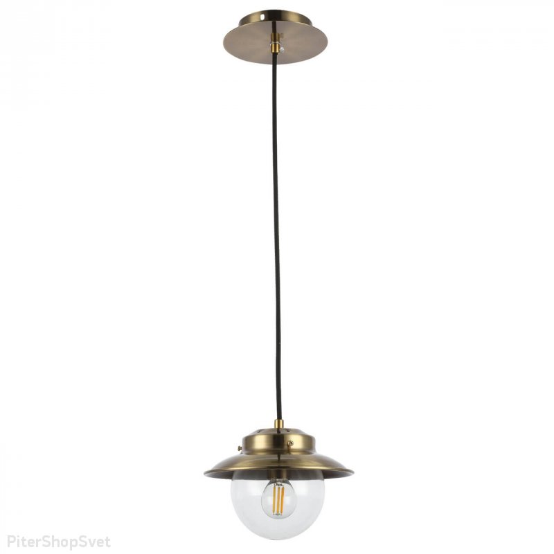 Подвесной светильник цвета античной бронзы «Garonni» SLE110103-01