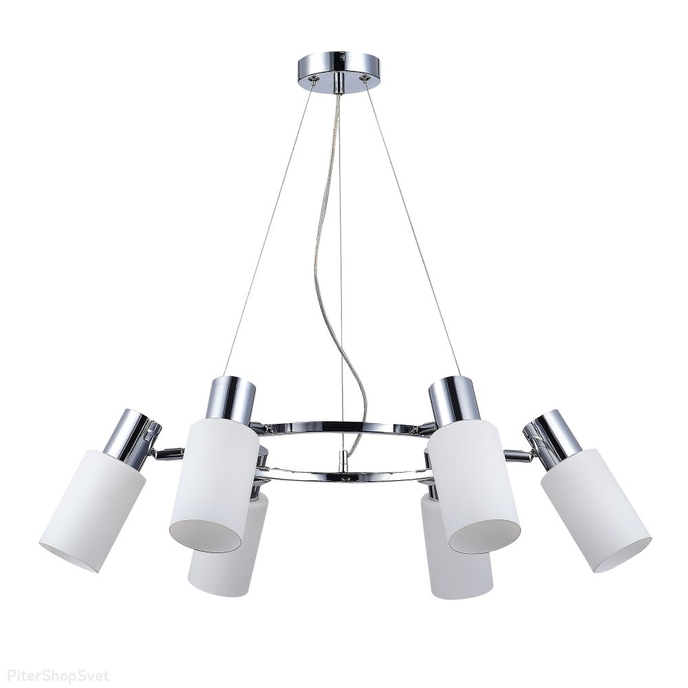 Подвесная люстра кольцо со спотами «GESSI» SLE1139-103-06