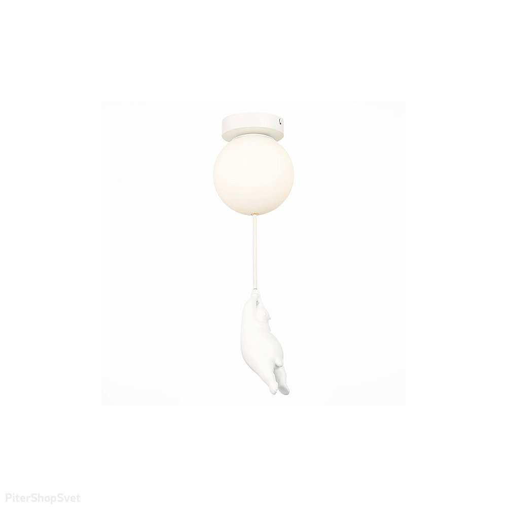 Потолочный светильник белый медведь на шаре «MODENA» SLE115402-01