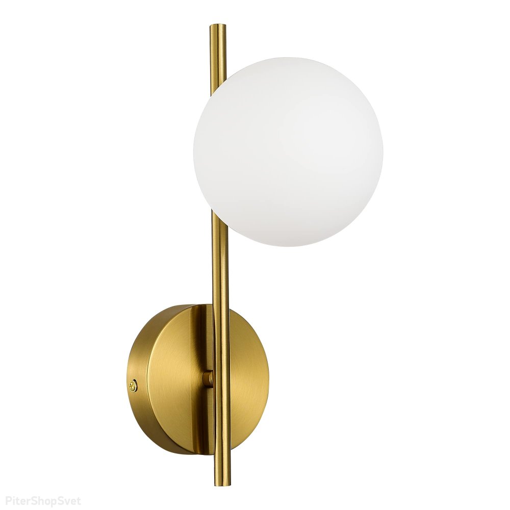 Настенный светильник с плафоном шар «Enkel» SLE1193-301-01