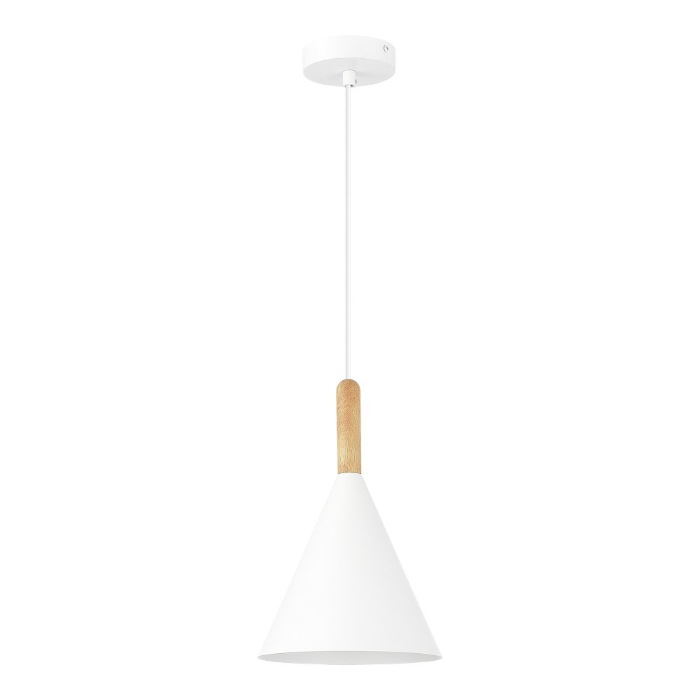 Белый подвесной светильник конус «ARKET» SLE1255-503-01