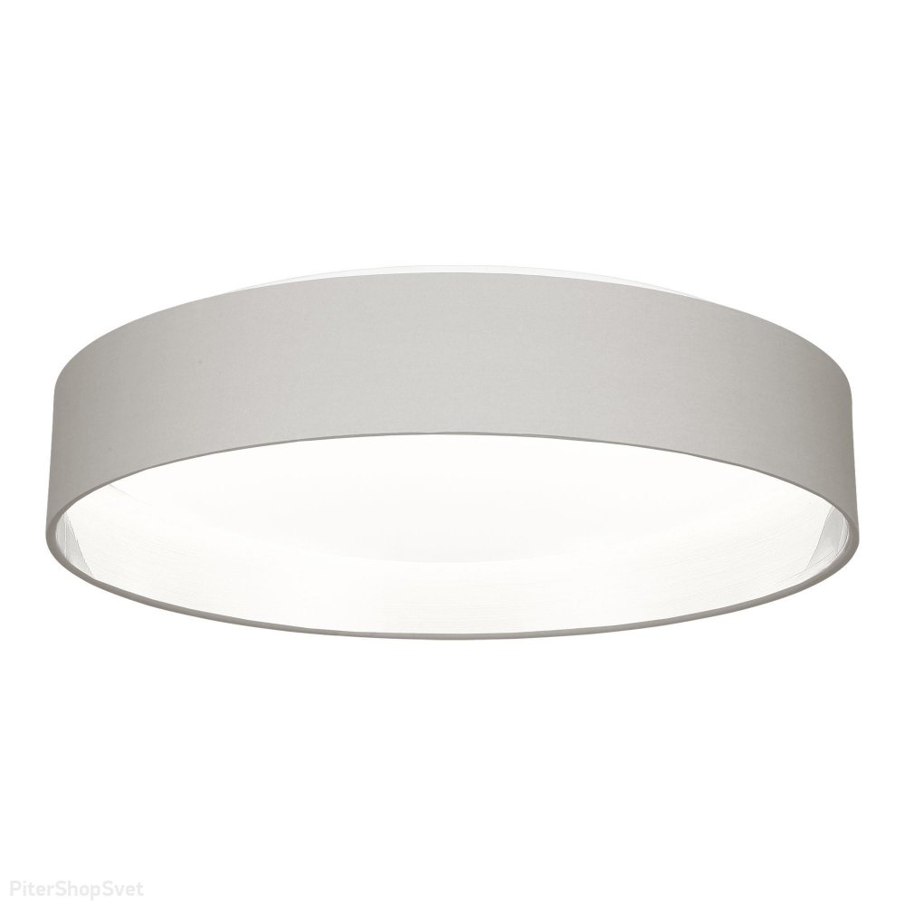 Серый круглый потолочный светильник Ø50см 50Вт 3000,4000,5000К «Brescia» SLE300512-01