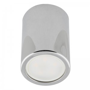 Накладной потолочный светильник цилиндр, хром «Sotto»