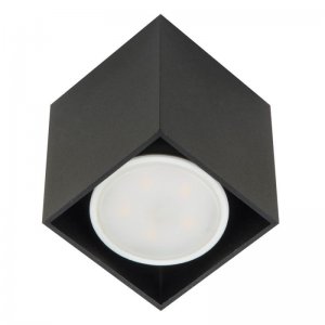 Чёрный накладной прямоугольный светильник «Sotto»
