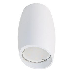 Белый накладной потолочный светильник бочонок «Sotto»