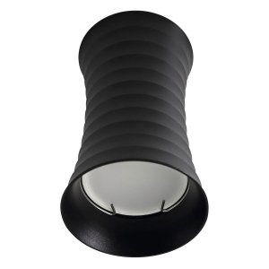 Чёрный накладной потолочный светильник «Sotto»