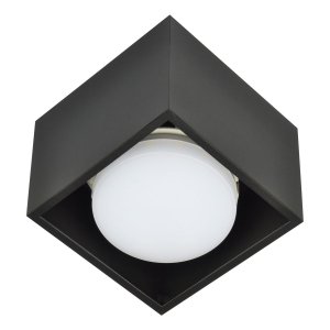 Чёрный прямоугольный накладной потолочный светильник «Sotto»