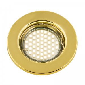 Золотой круглый встраиваемый светильник «Arno»