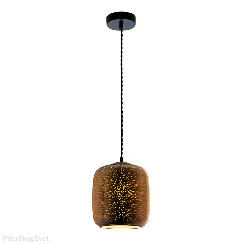Подвесной светильник с голографическим эффектом «Galassia Copper» DLC-G443-1006