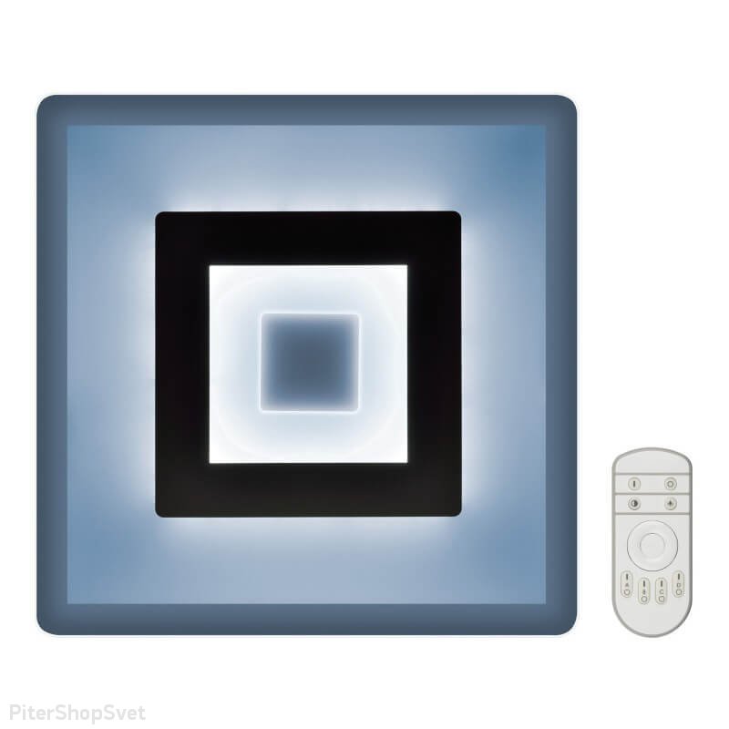 Светодиодный потолочный светильник с пультом «Nimfea» DLC-N501 38W GLASS/CLEAR