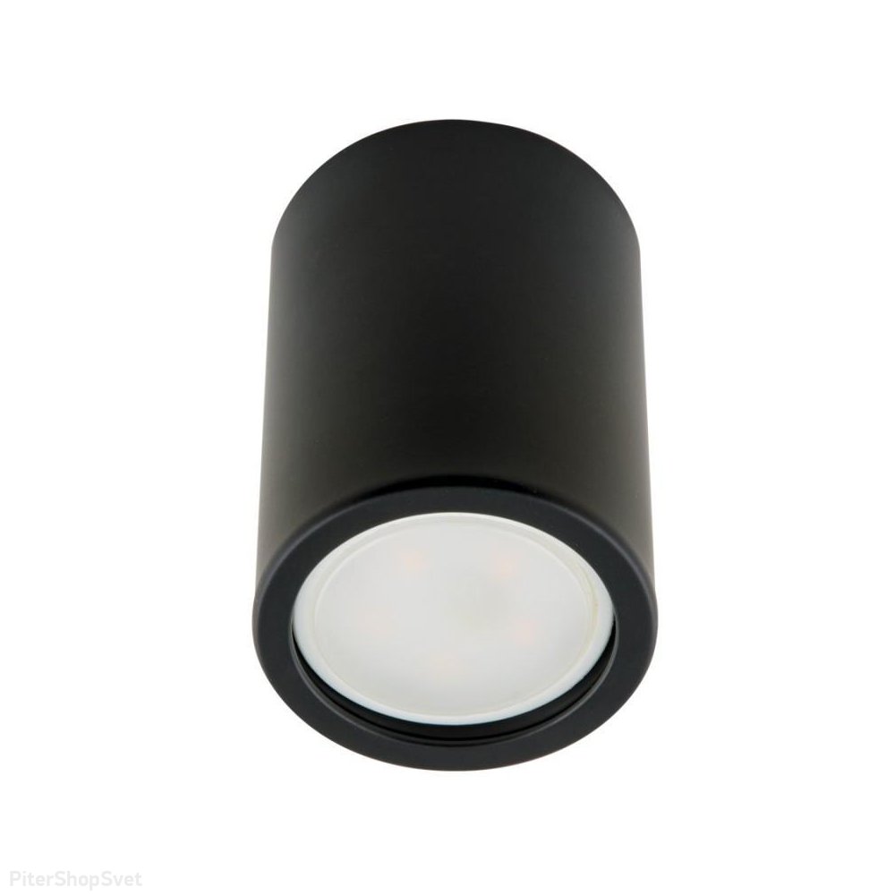 Чёрный накладной потолочный светильник цилиндр «Sotto» DLC-S601 GU10 Black
