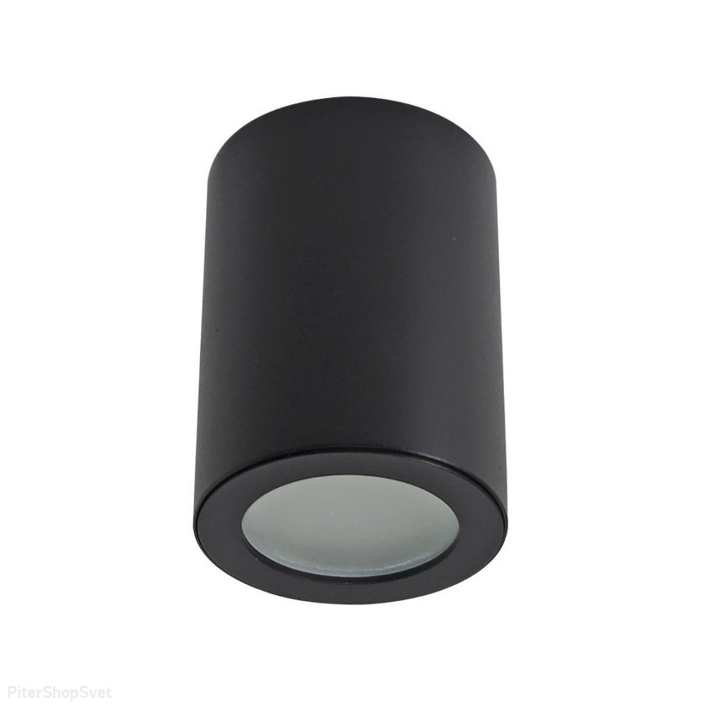 Чёрный накладной потолочный светильник цилиндр IP44 «Sotto» DLC-S606 GU10 IP44 Black