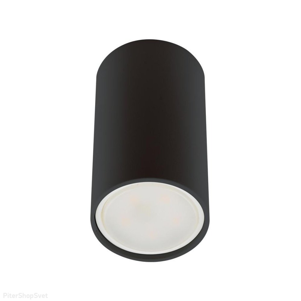 Чёрный накладной потолочный светильник цилиндр «Sotto» DLC-S607 GU10 Black