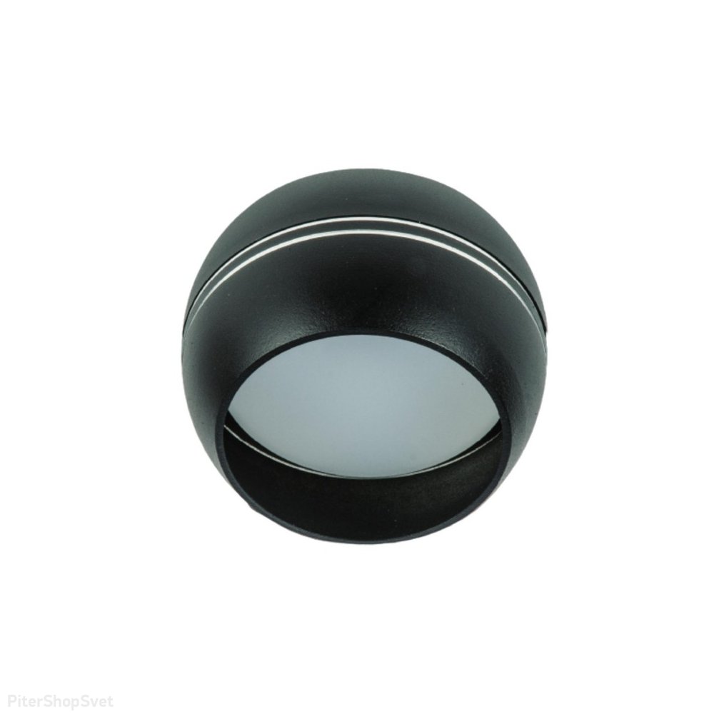 Накладной/встраиваемый чёрный светильник «Sotto» DLC-S614 GX53 Black/Silver