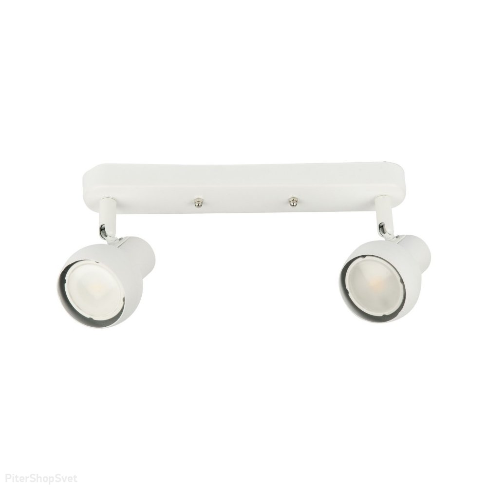 Двойной поворотный светильник спот, белый «Sotto» DLC-S621 GU10x2 WHITE