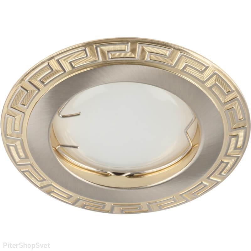 Встраиваемый светильник с узором меандр «Arno 103» DLS-A103-2001