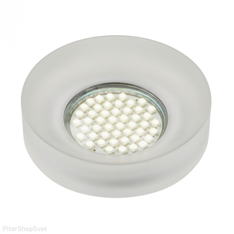 Матовый встраиваемый светильник «Nuvola» DLS-N101 GU10 white/mat