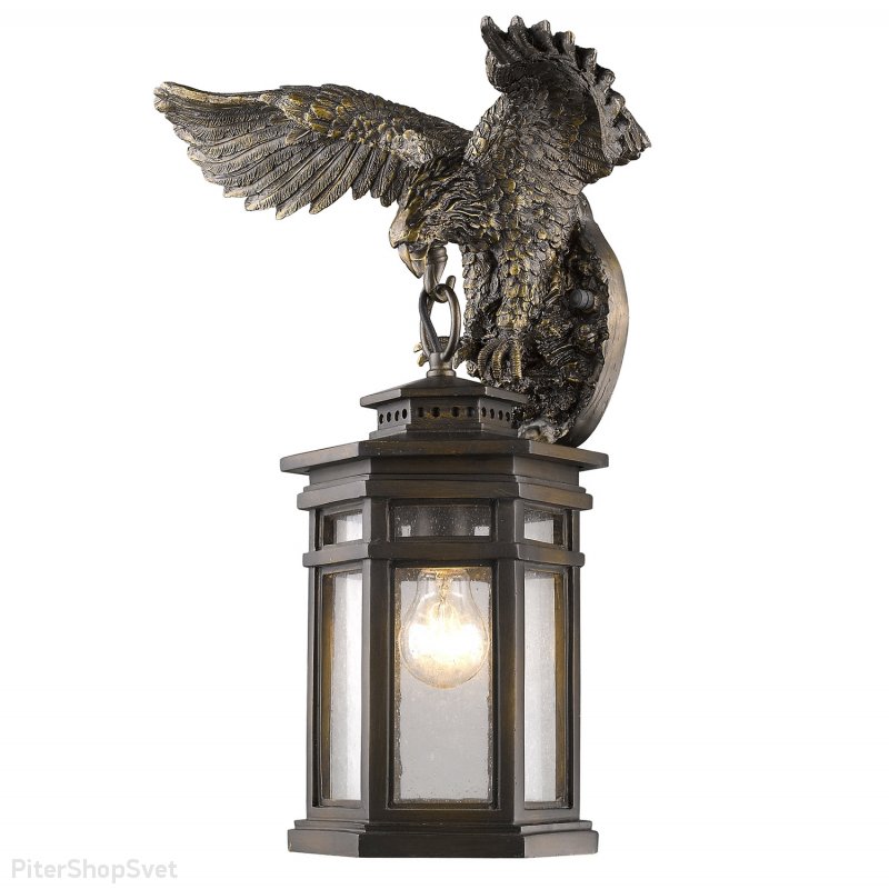 Настенный светильник орел с фонарём в клюве «Guards» 1458-1W