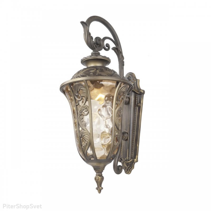 Настенный фонарь с металлическим узором 1495-1W Luxus Favourite
