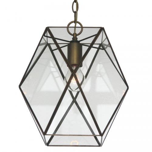 Стеклянный светильник геометрической формы «Shatir» 1628-1P