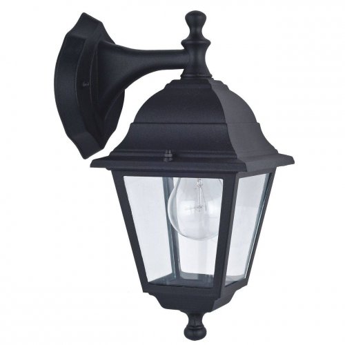 Настенный уличный светильник Leon Black 1813-1W