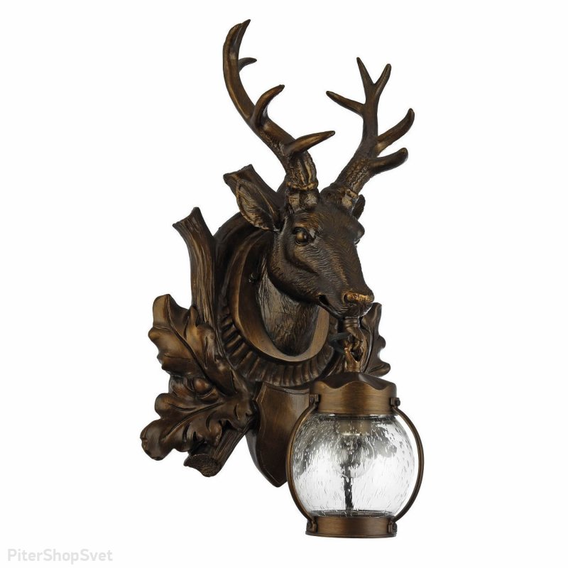 Уличный фонарь голова оленя Hunt 1849-1W